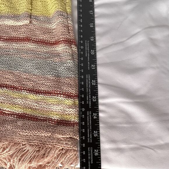 NEW Wonderly Womens Multi Color Long Cardigan Sweater Open Front Size XL Boho - Picture 7 of 7